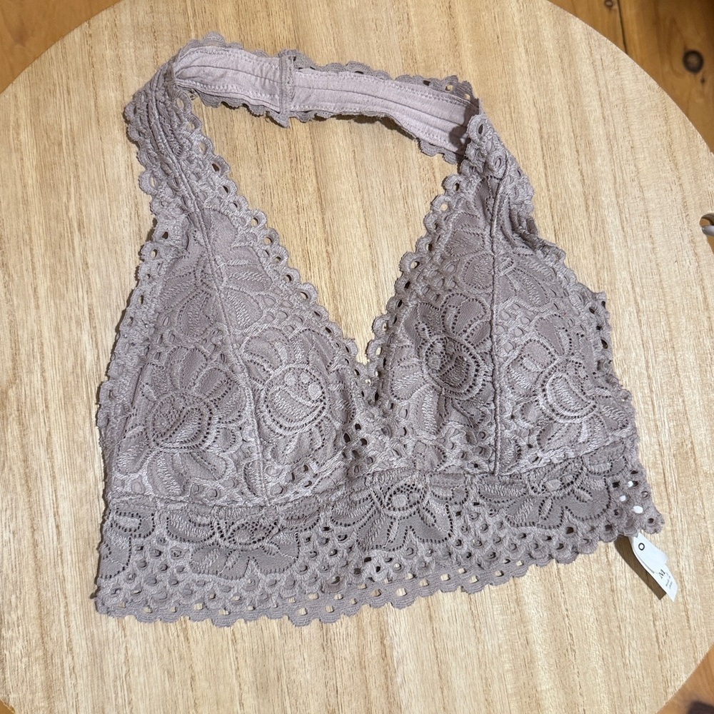 💙Lace Bralette in Taupe